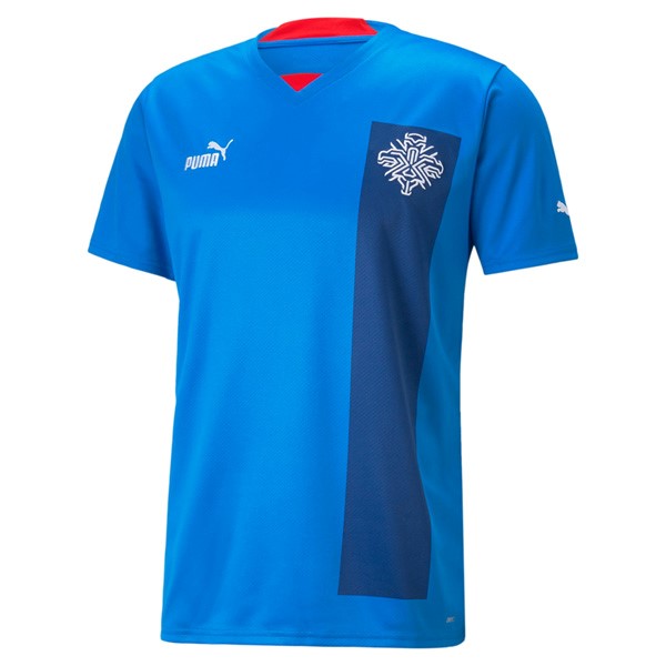 Camiseta Islandia Replica Primera Ropa 2022 Azul